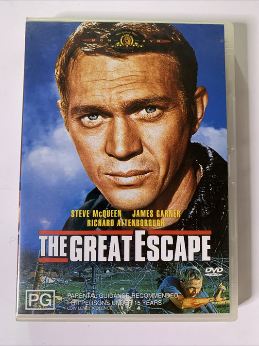 The Great Escape (DVD, 1963) James Garner, Steve McQueen Region 4