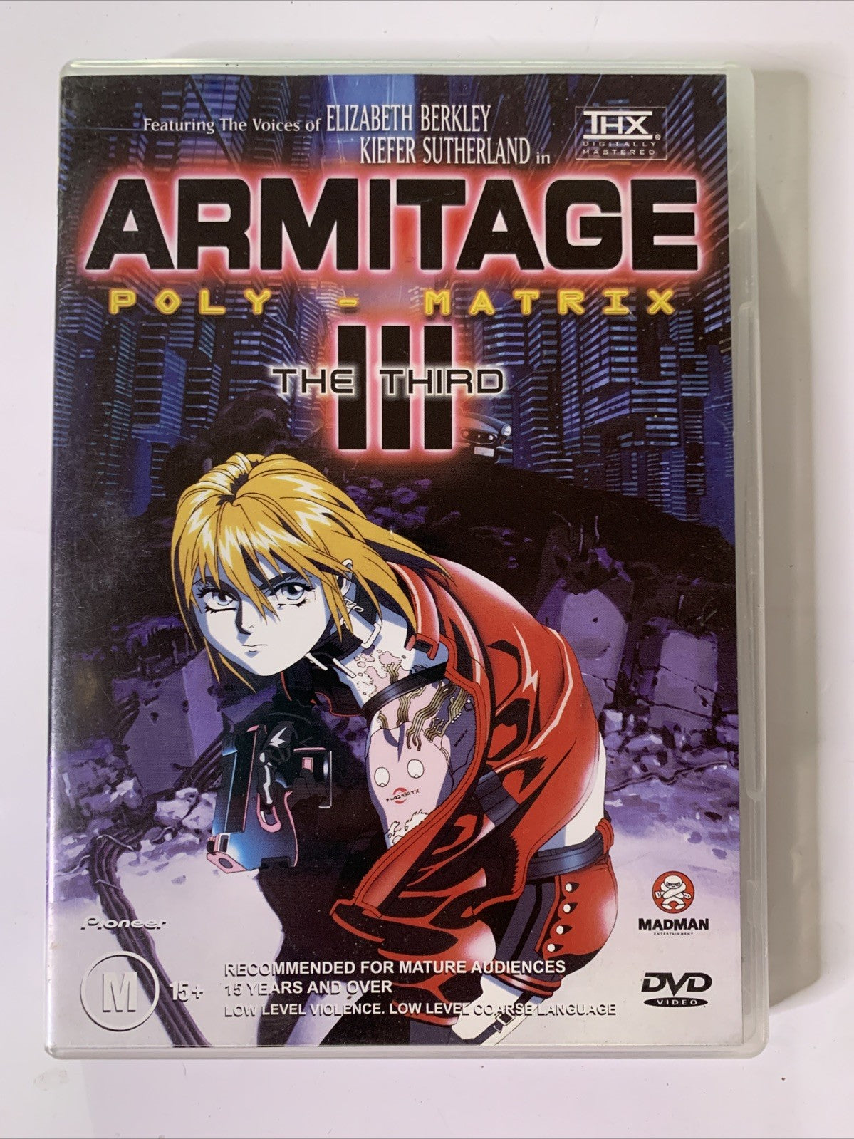 Armitage III: Polymatrix (DVD, 1996) Anime Film Madman Region 4