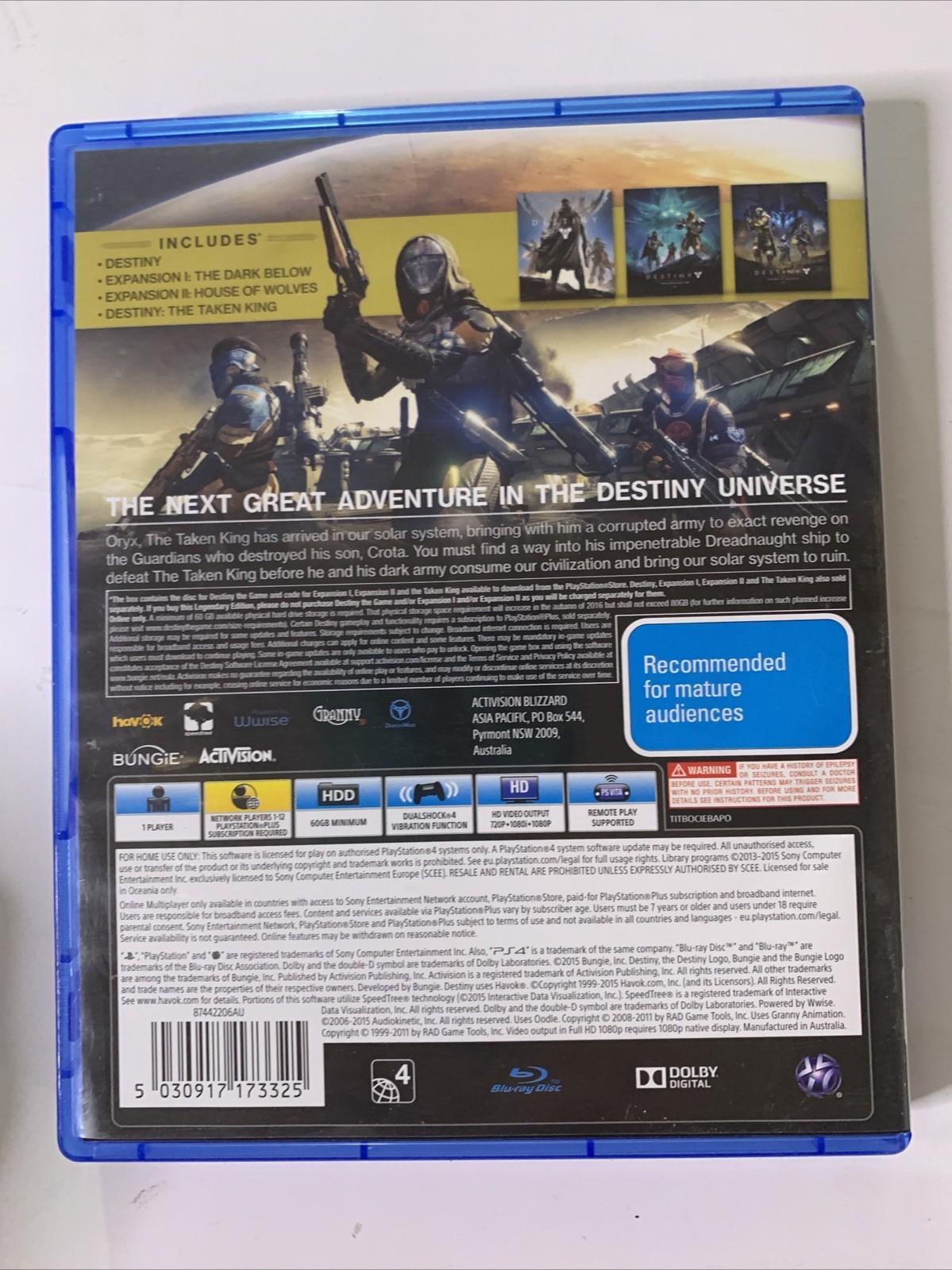 Destiny: The Taken King Legendary Edition PS4 PlayStation 4 Game