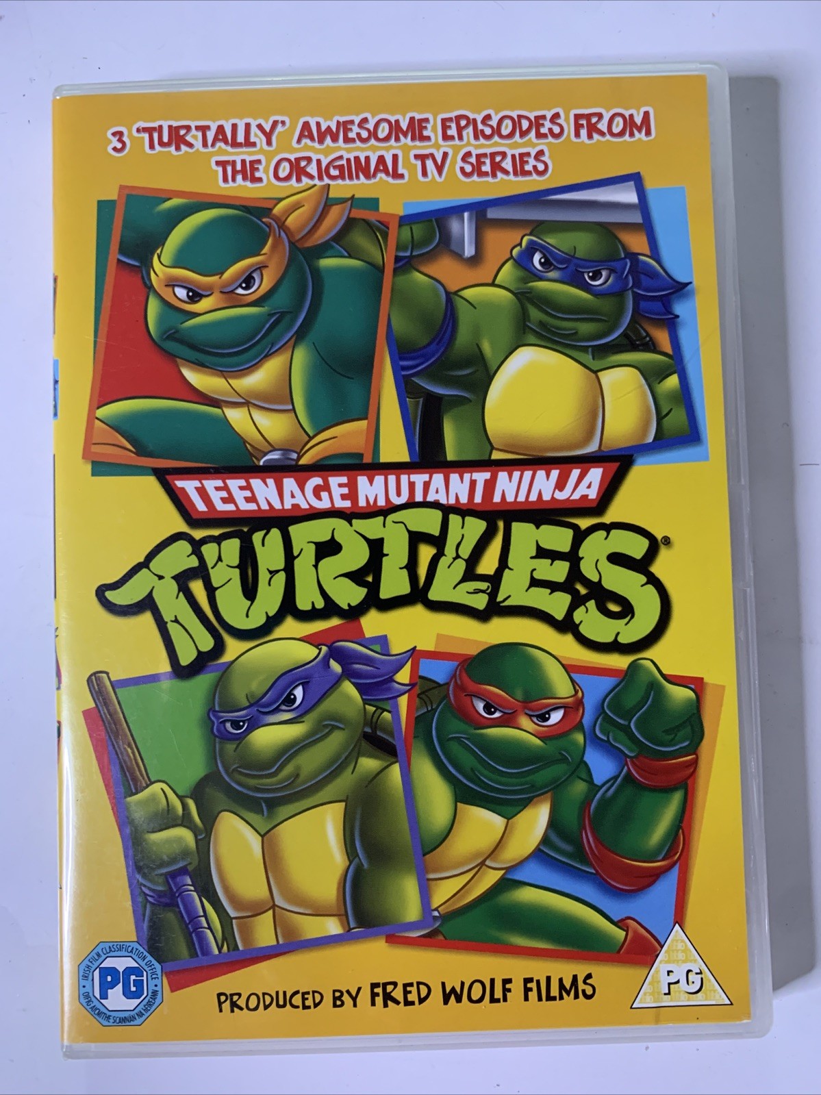 Teenage Mutant Ninja Turtles (DVD, 1987) Original Animated Series Region 2