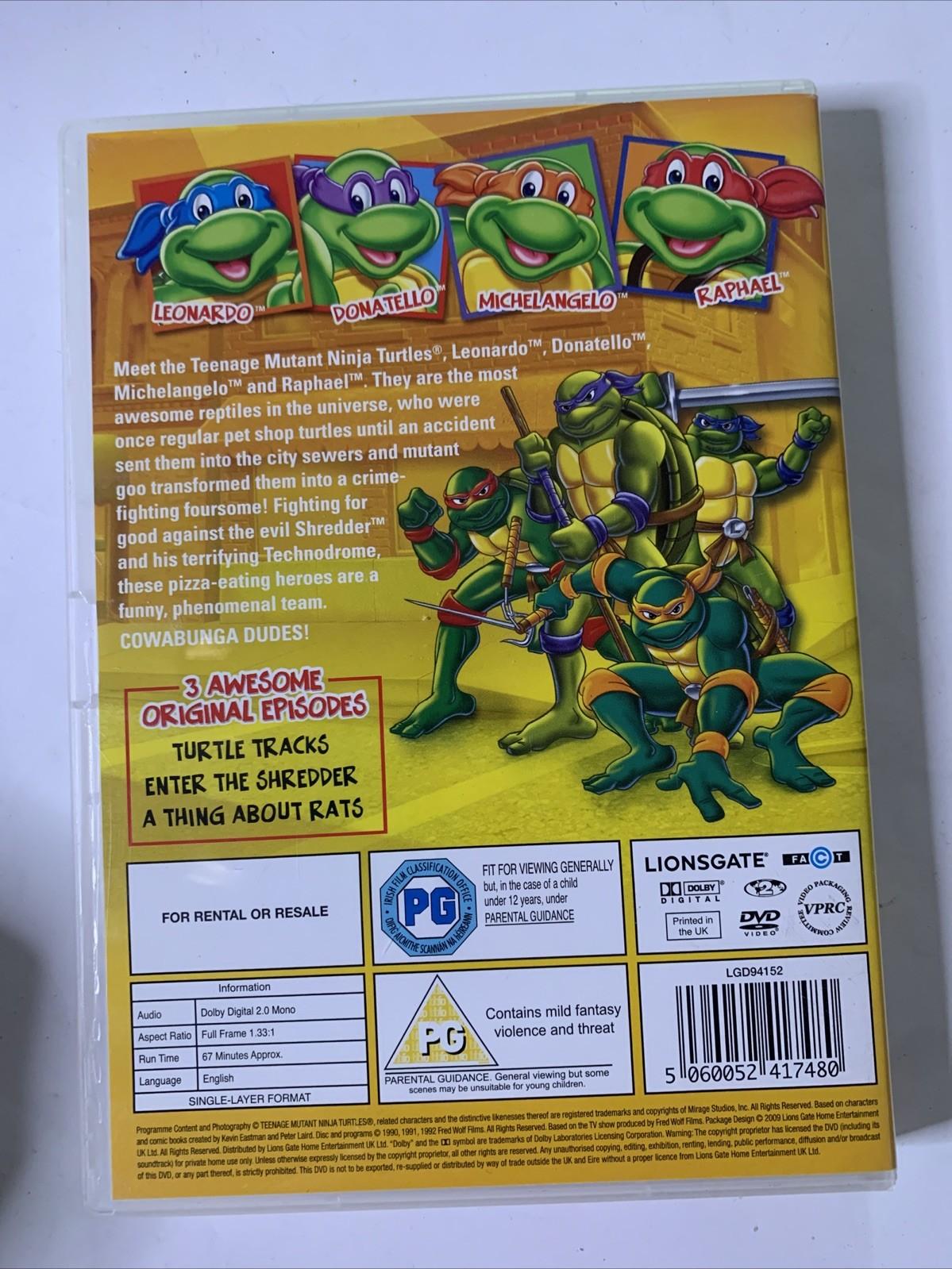 Teenage Mutant Ninja Turtles (DVD, 1987) Original Animated Series Region 2