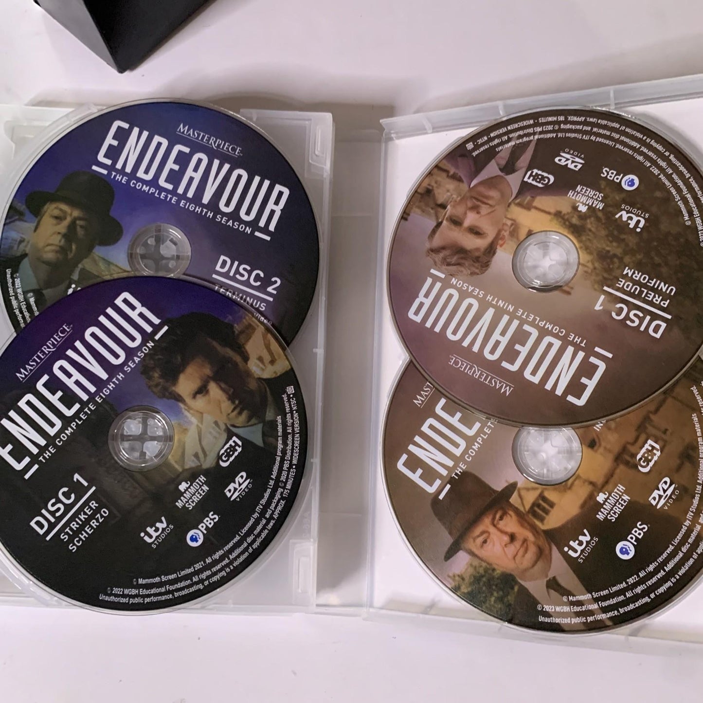 Endeavour : The Complete Series 1-9 (DVD, 2019) Region 1 *Missing 2 Discs