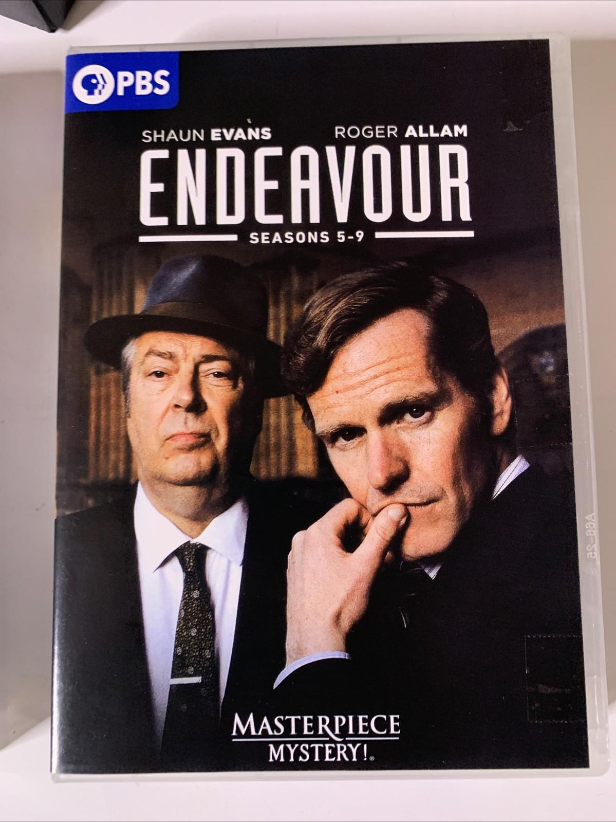 Endeavour : The Complete Series 1-9 (DVD, 2019) Region 1 *Missing 2 Discs