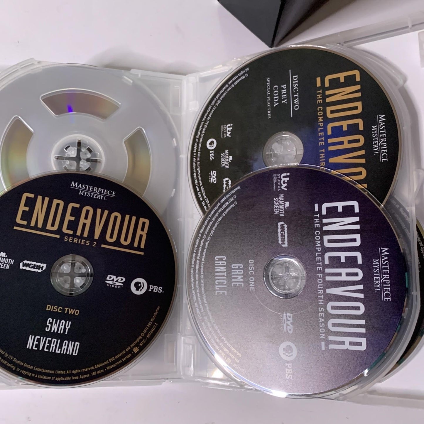 Endeavour : The Complete Series 1-9 (DVD, 2019) Region 1 *Missing 2 Discs