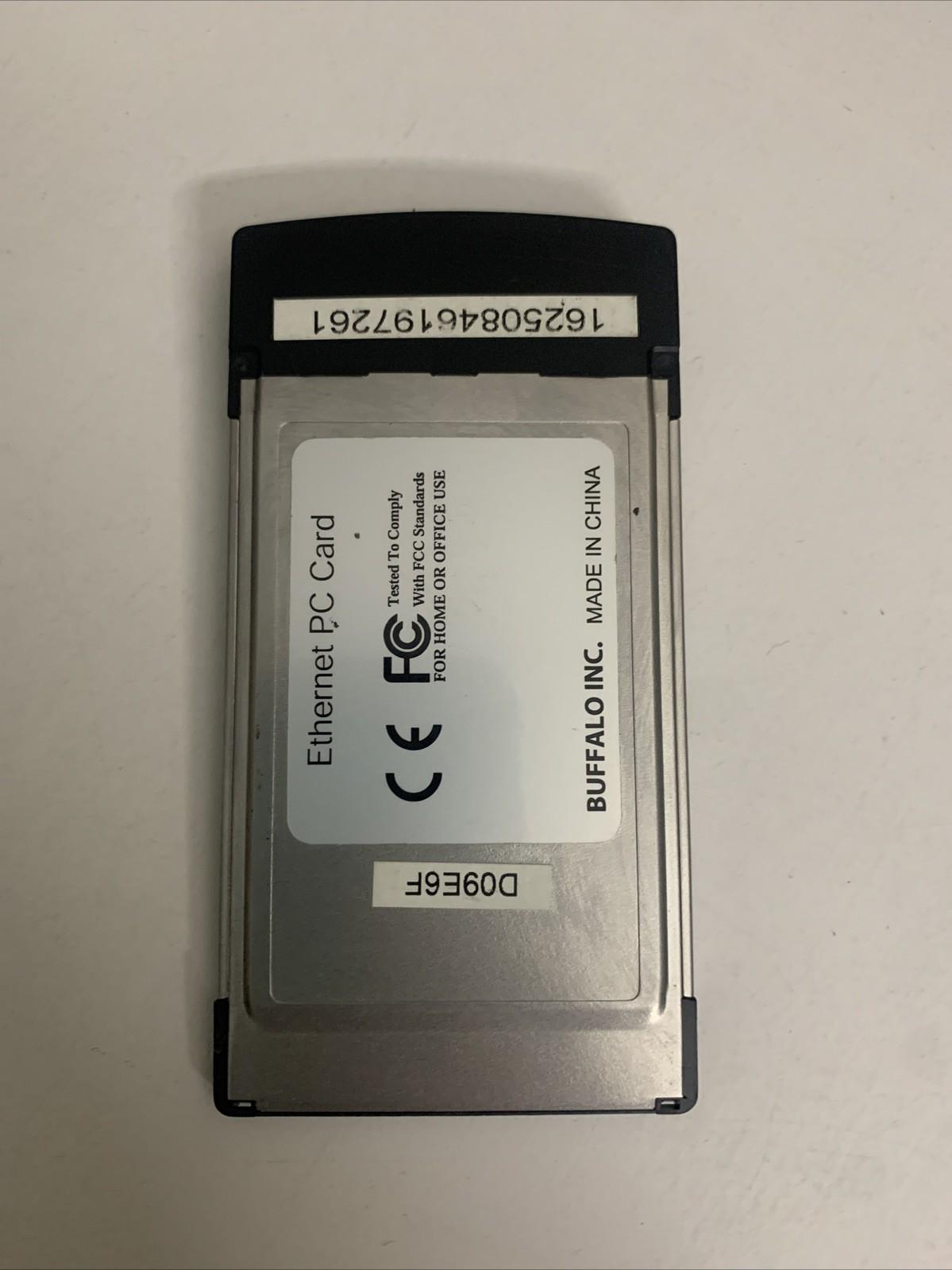 Buffalo Network Ethernet LAN Card PC Type II 10/100M Laptop PCMCIA LPC4-CLX