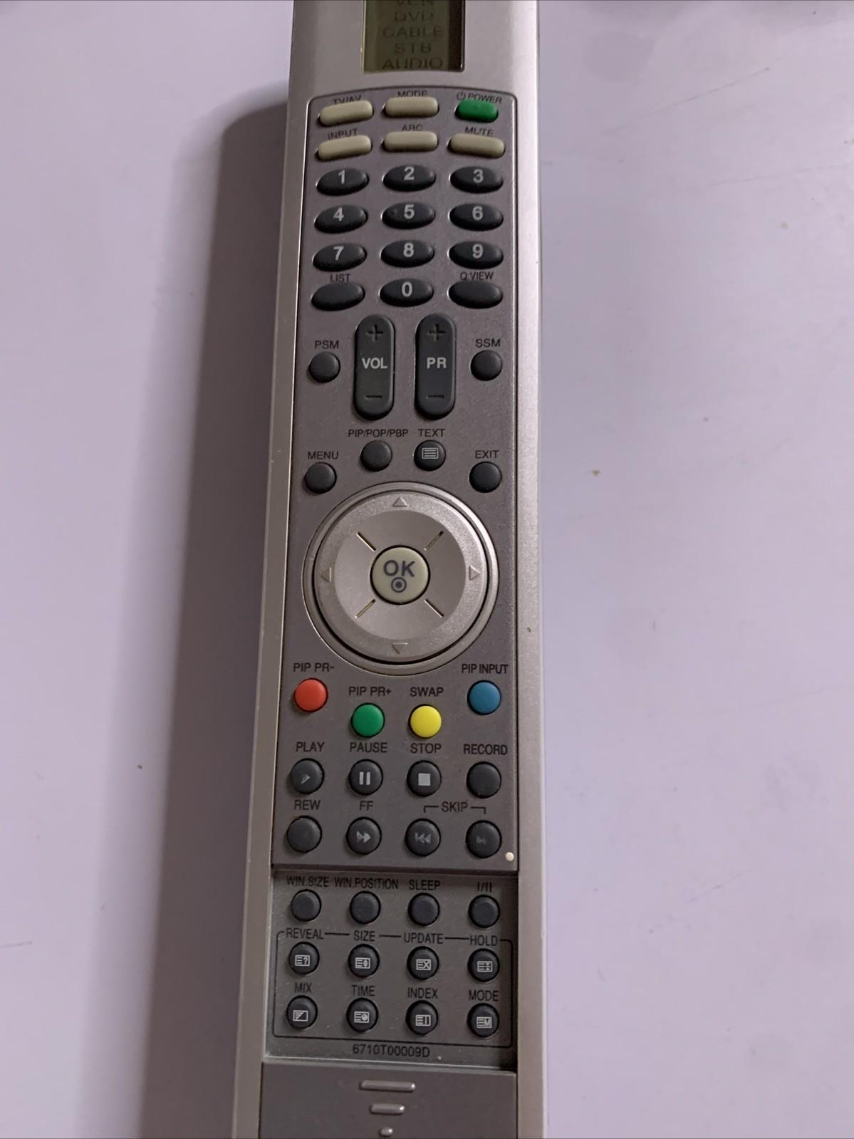 Genuine LG 6710T00009D Remote Control For TV DVD VCR Player