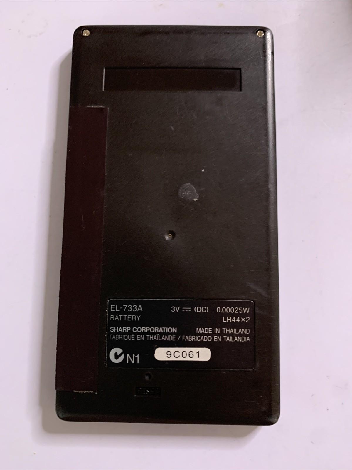 Sharp Business Financial Calculator EL-733A – Retro Unit