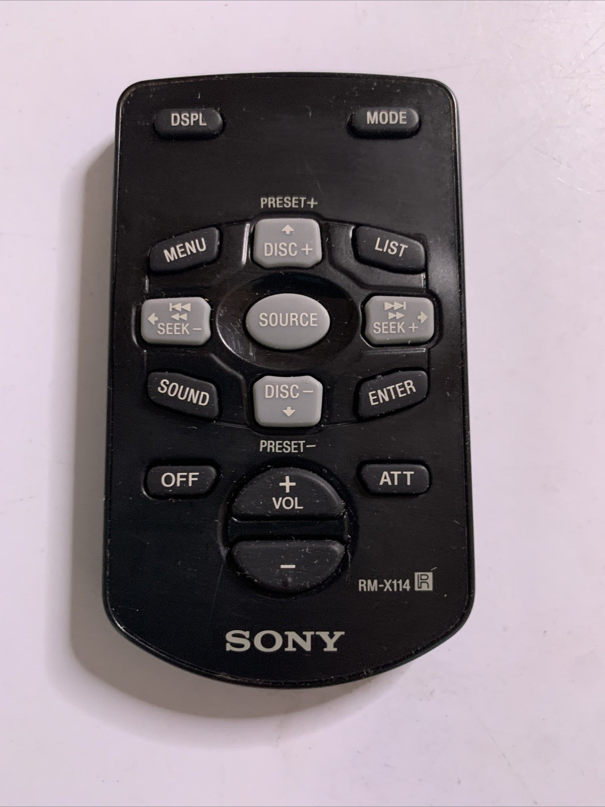 Genuine Sony RM-X114 Remote Control For Car Radio CD Player – Retro Unit