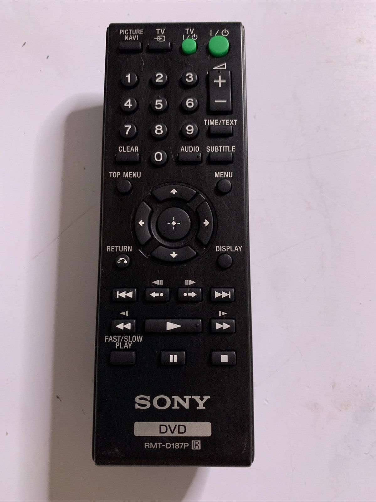 Genuine Sony RMT-D187P Remote Control For Sony DVD Player
