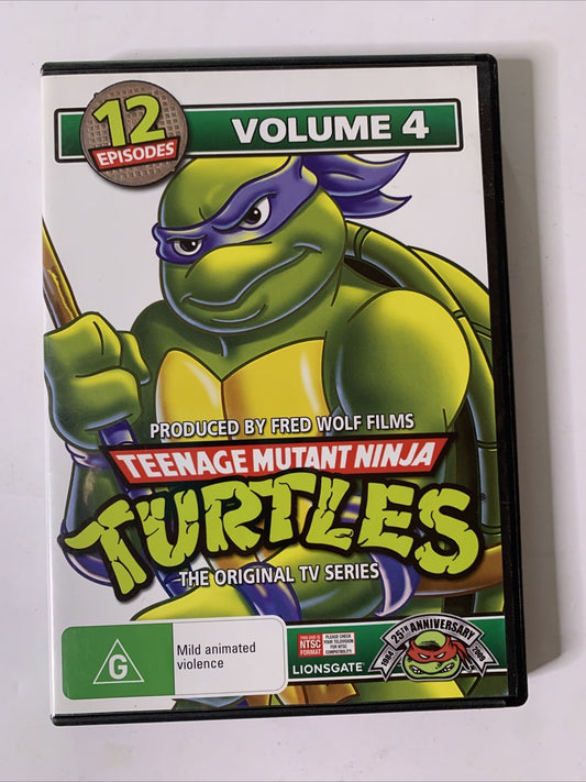 Teenage Mutant Ninja Turtles : Vol 4 (DVD, 1987) Original TV Series Region 4