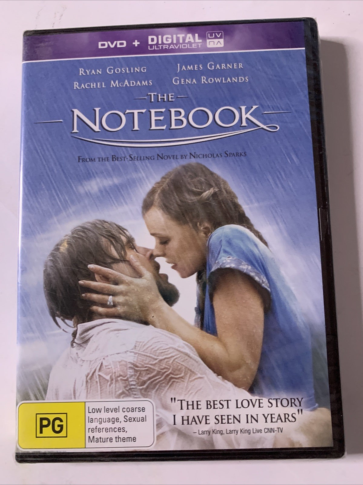 The Notebook (DVD, 2004) Rachel McAdams, Ryan Gosling Region 4 NEW Sealed