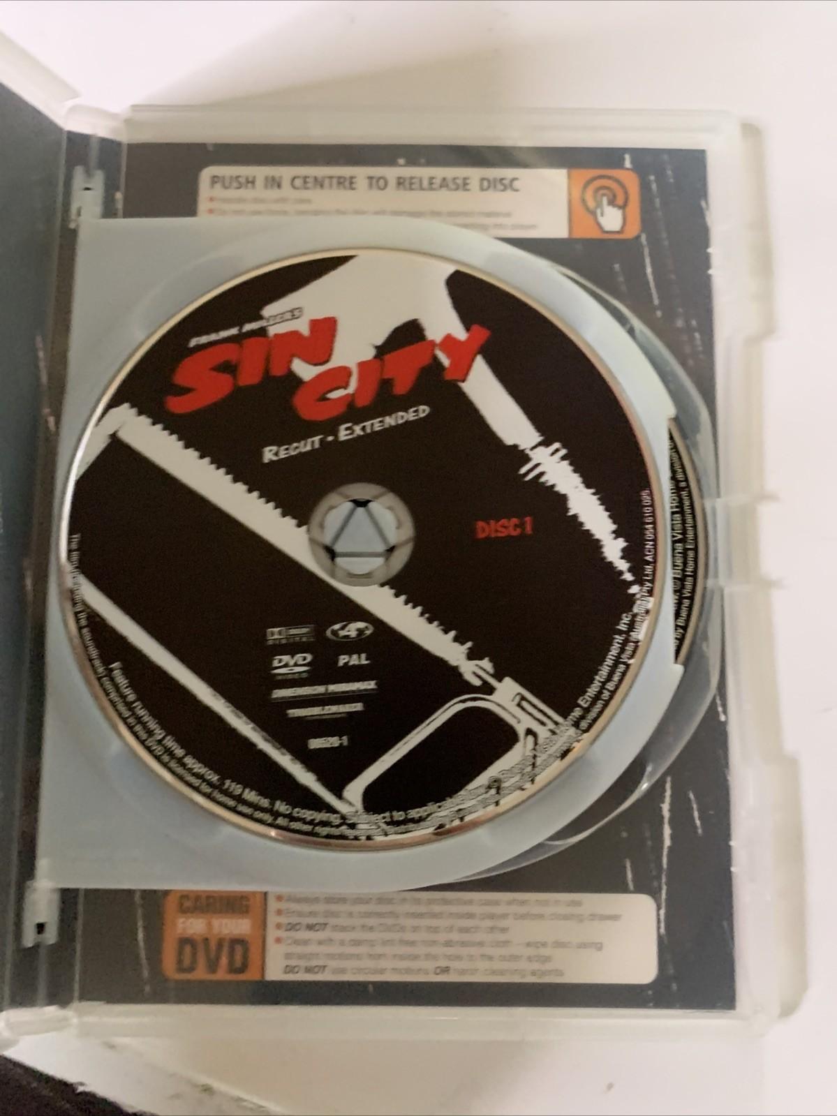 Sin City: Recut And Extended (DVD + Graphic Novel, 2005) 2-Discs Region 4