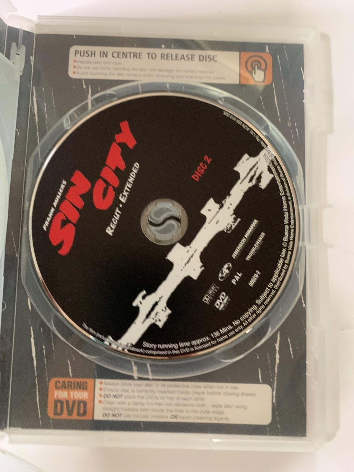 Sin City: Recut And Extended (DVD + Graphic Novel, 2005) 2-Discs Region 4
