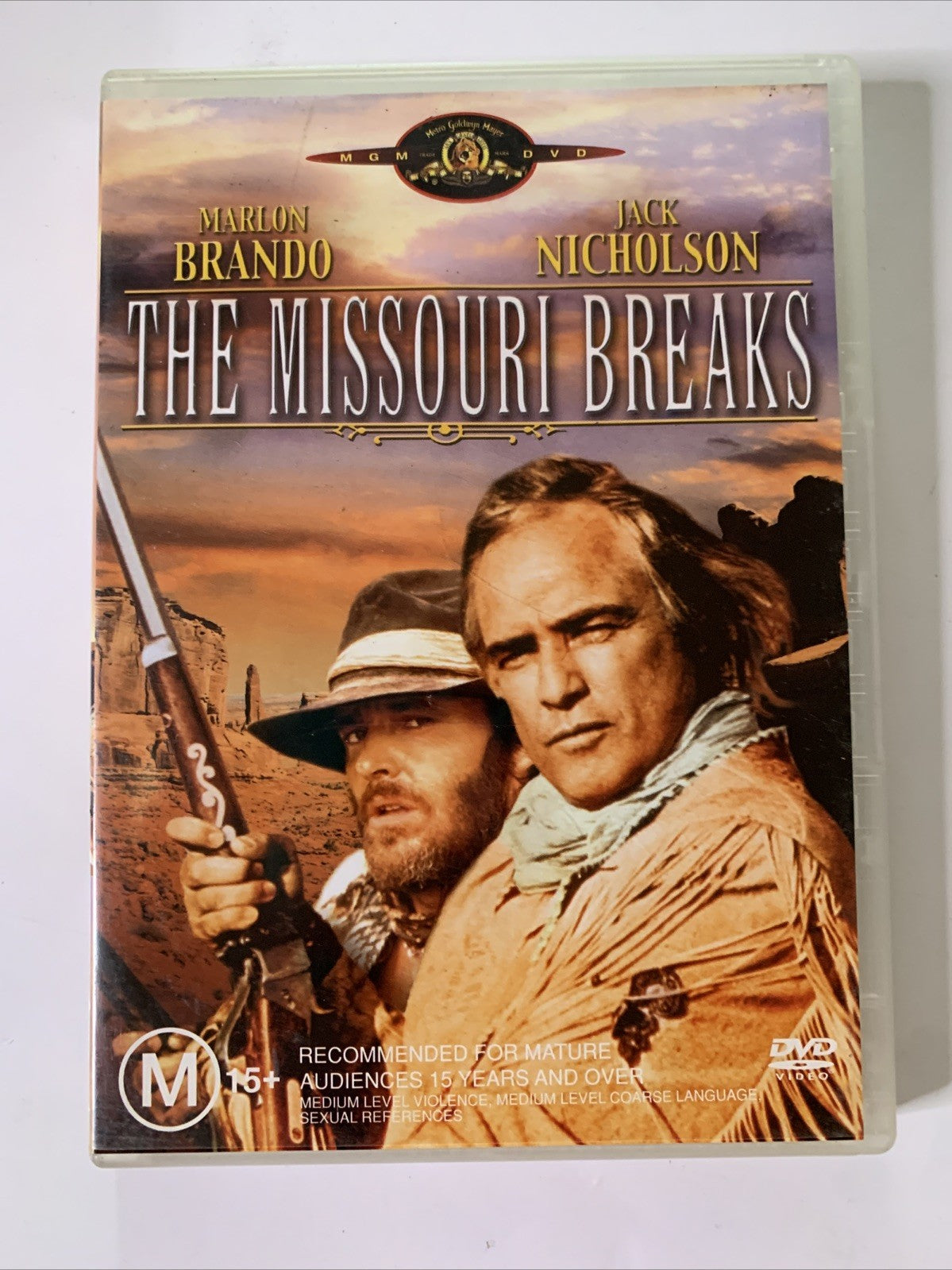 The Missouri Breaks (DVD, 1976) Jack Nicholson, Marlon Brando Region 4