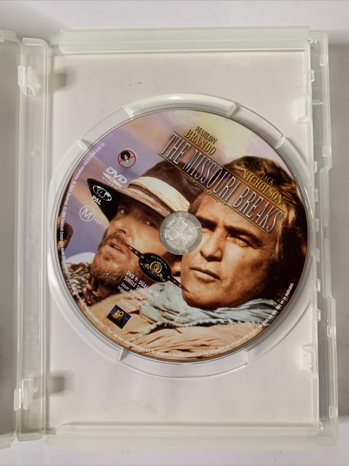 The Missouri Breaks (DVD, 1976) Jack Nicholson, Marlon Brando Region 4