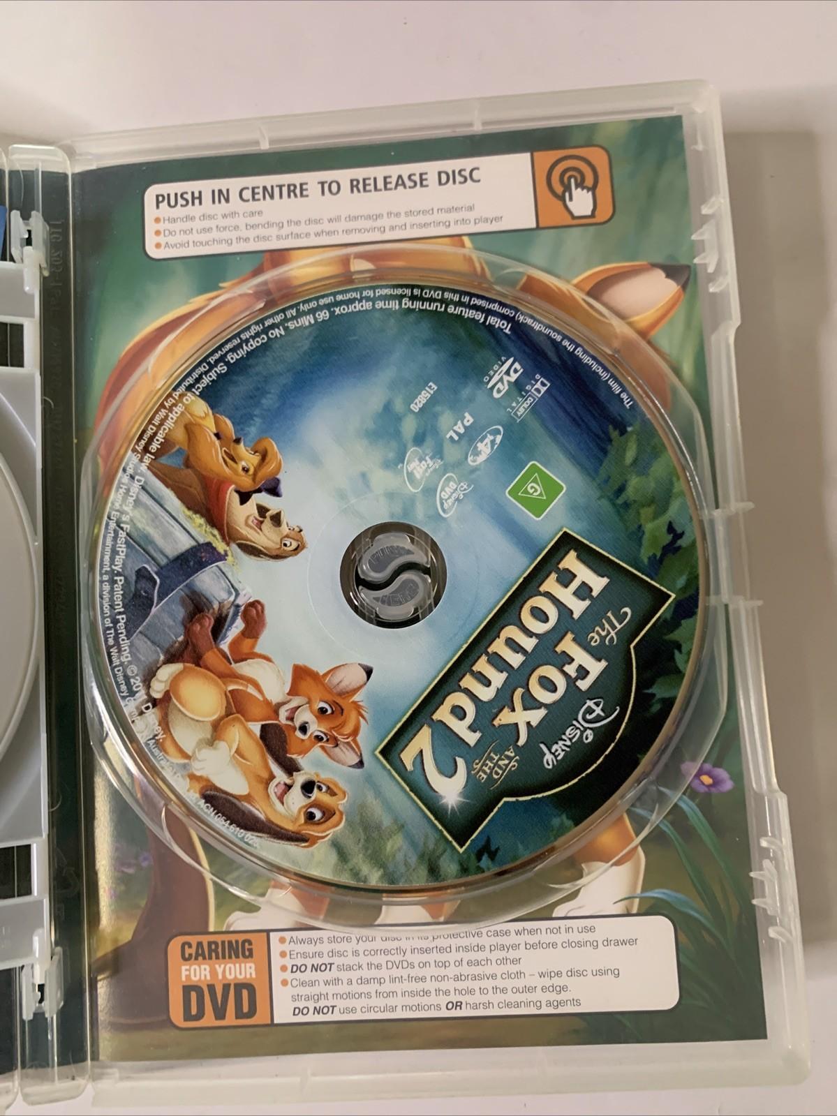 The Fox And The Hound 1 & 2 (30th Anniversary, DVD, 2006) Disney Region 4
