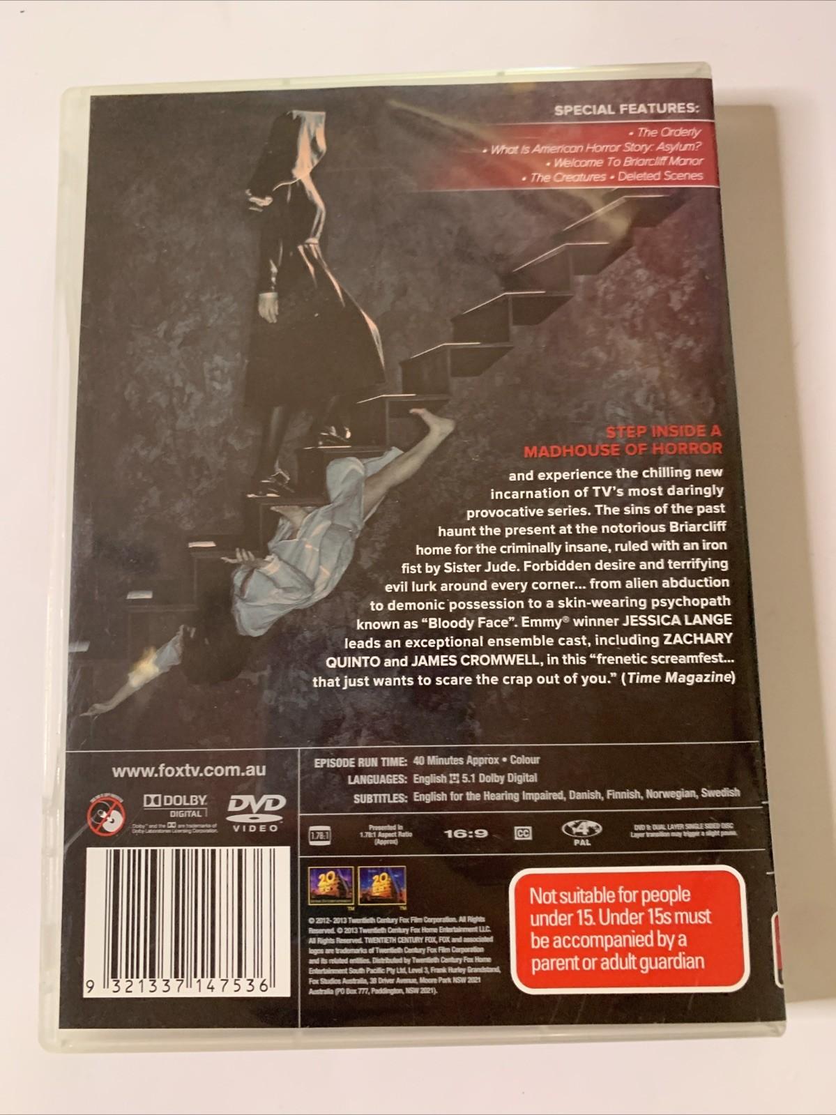 American Horror Story : Season 2 (DVD, 2012, 4-Discs) Region 4