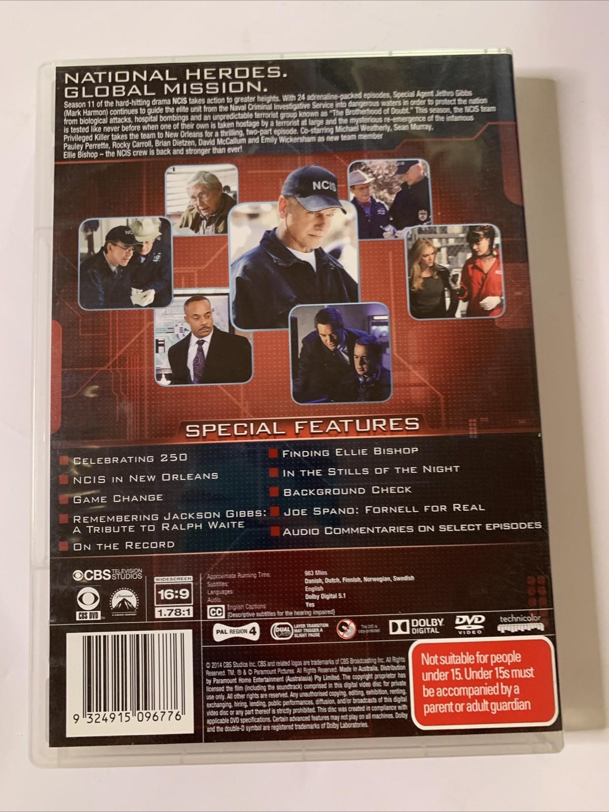 NCIS : Season 11 (DVD, 2013, 6-DIscs) Region 4