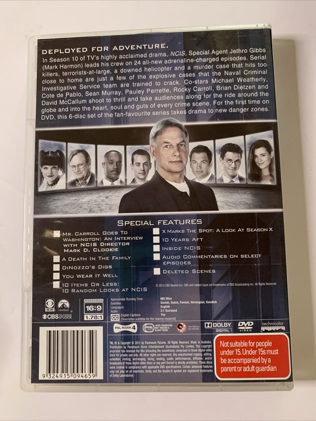 NCIS : Season 10 (DVD, 2012, 6-Discs) Region 4