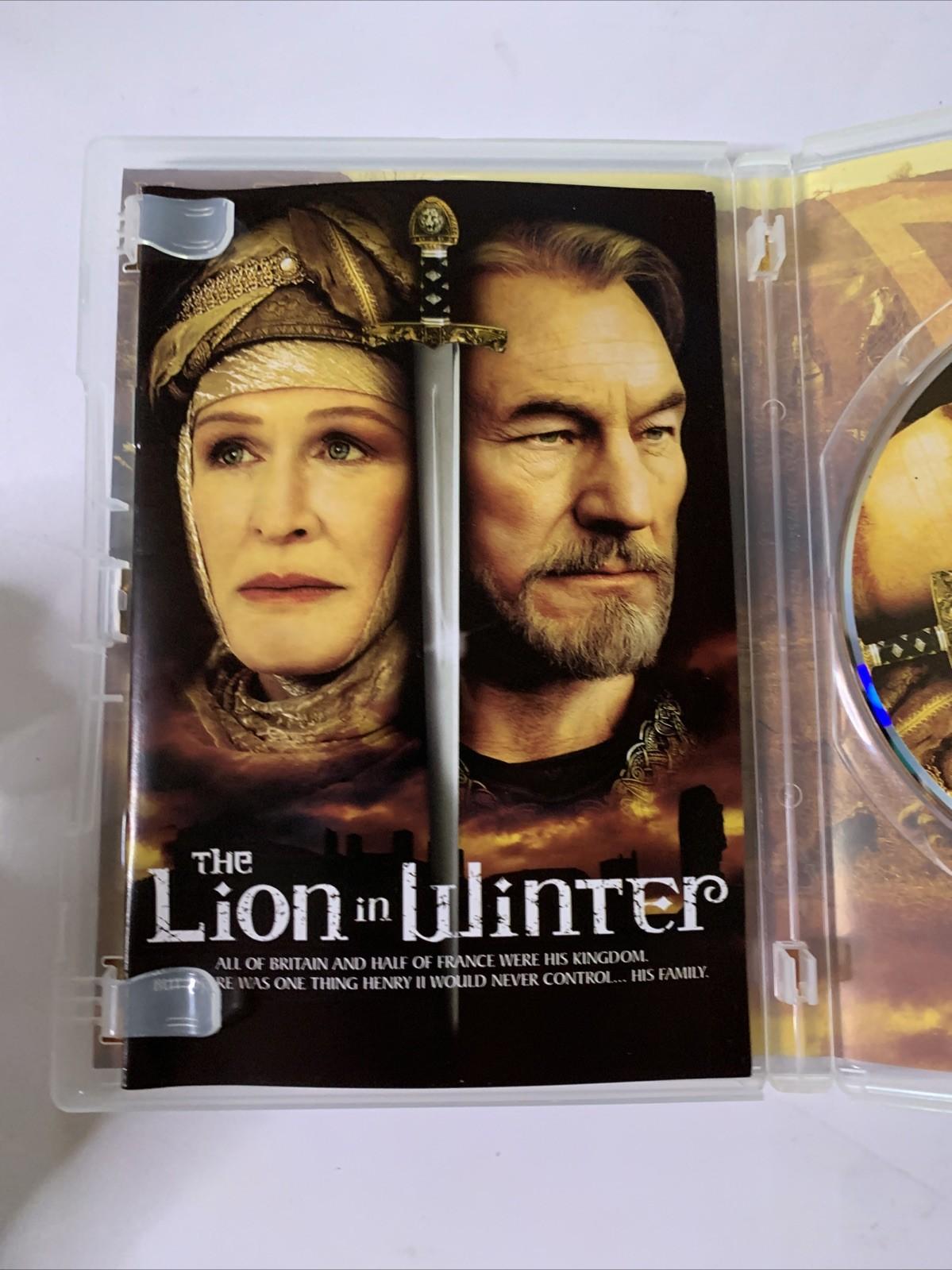 The Lion In Winter (DVD, 2003) Patrick Stewart, Glen Close Region 4