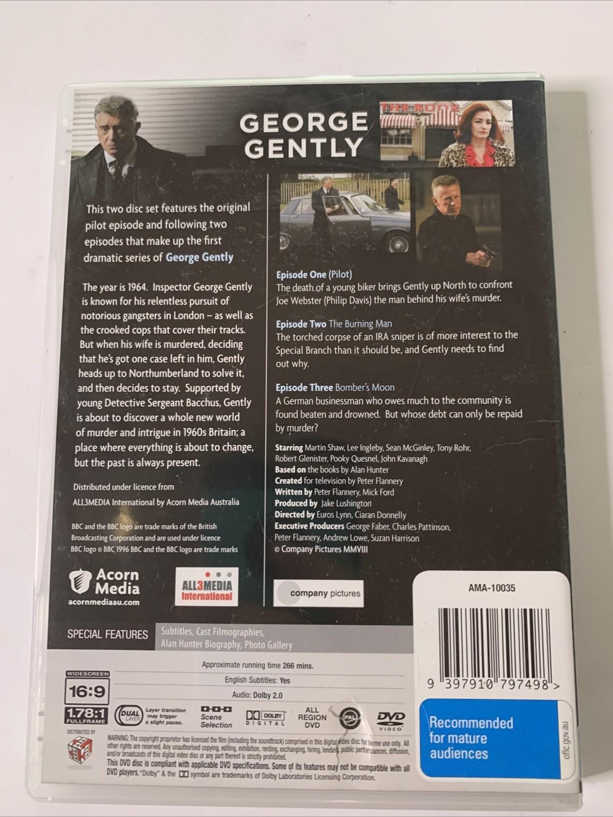George Gently : Series 1 (DVD, 2007, 2-Discs) BBC All Regions