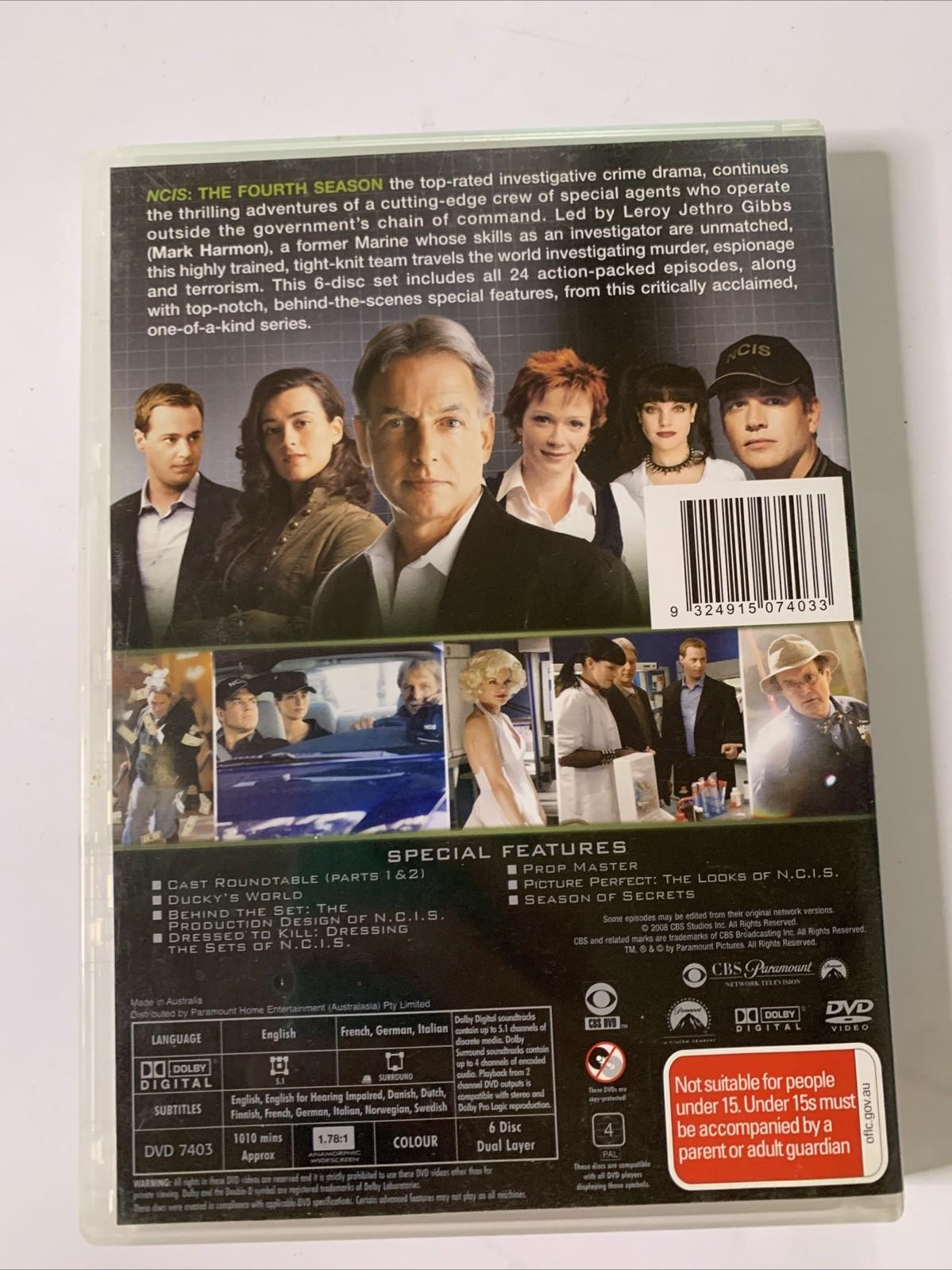 NCIS : Season 4 (DVD, 2006, 6-Discs) Region 4