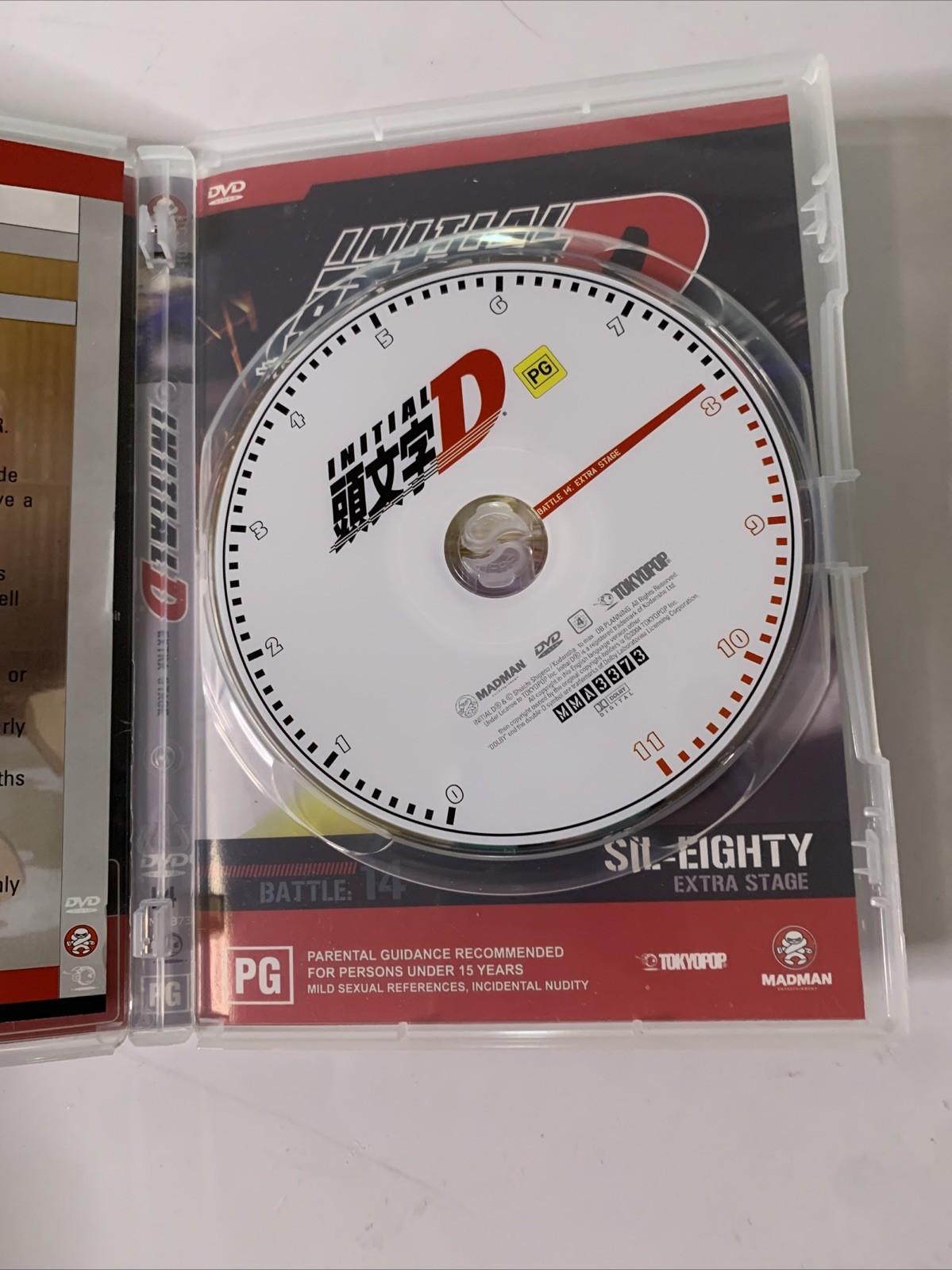 Initial D: Battle 14 Extra Stage (DVD, 2002) Anime Region 4
