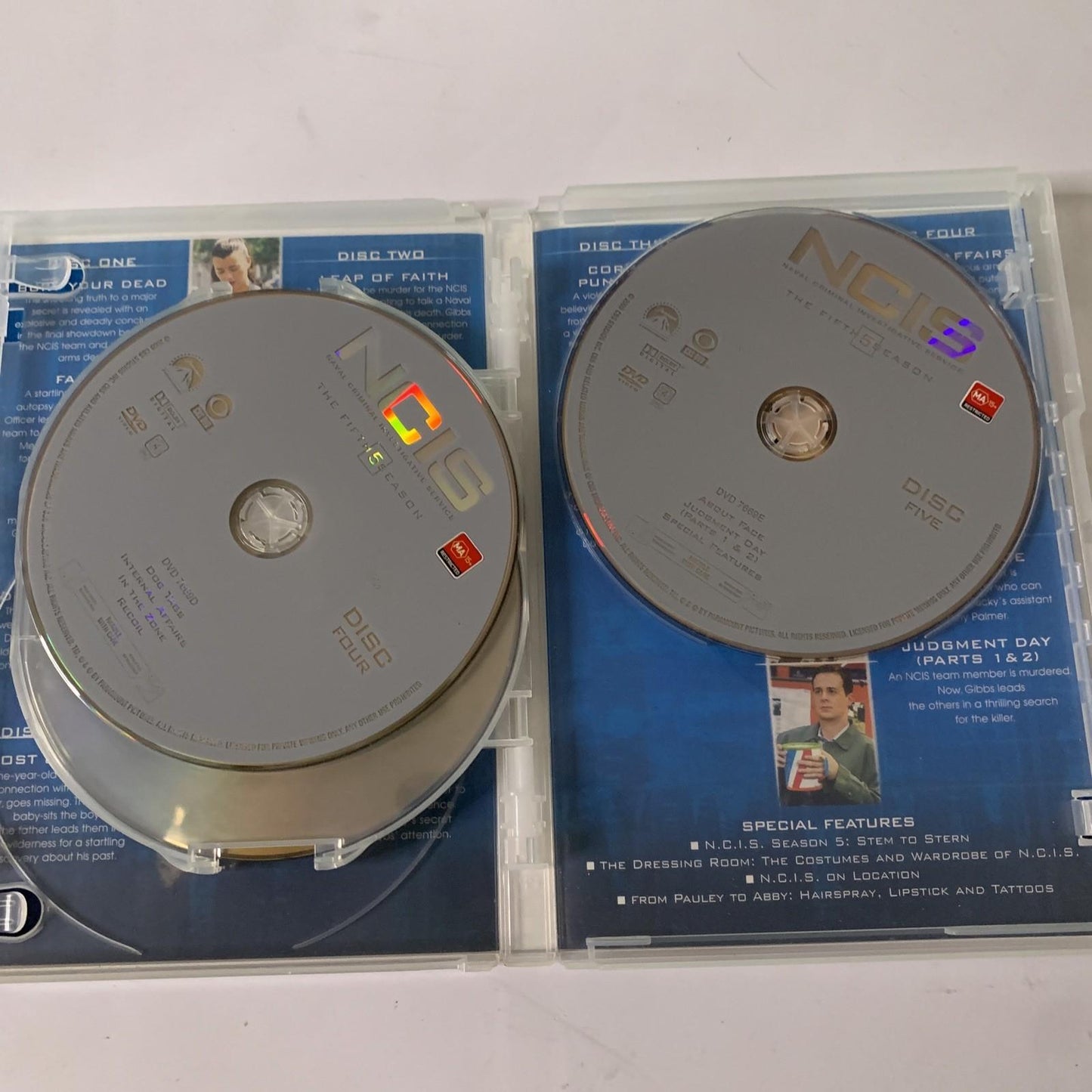 NCIS : Season 5 (DVD, 2007, 5-Discs) Region 4