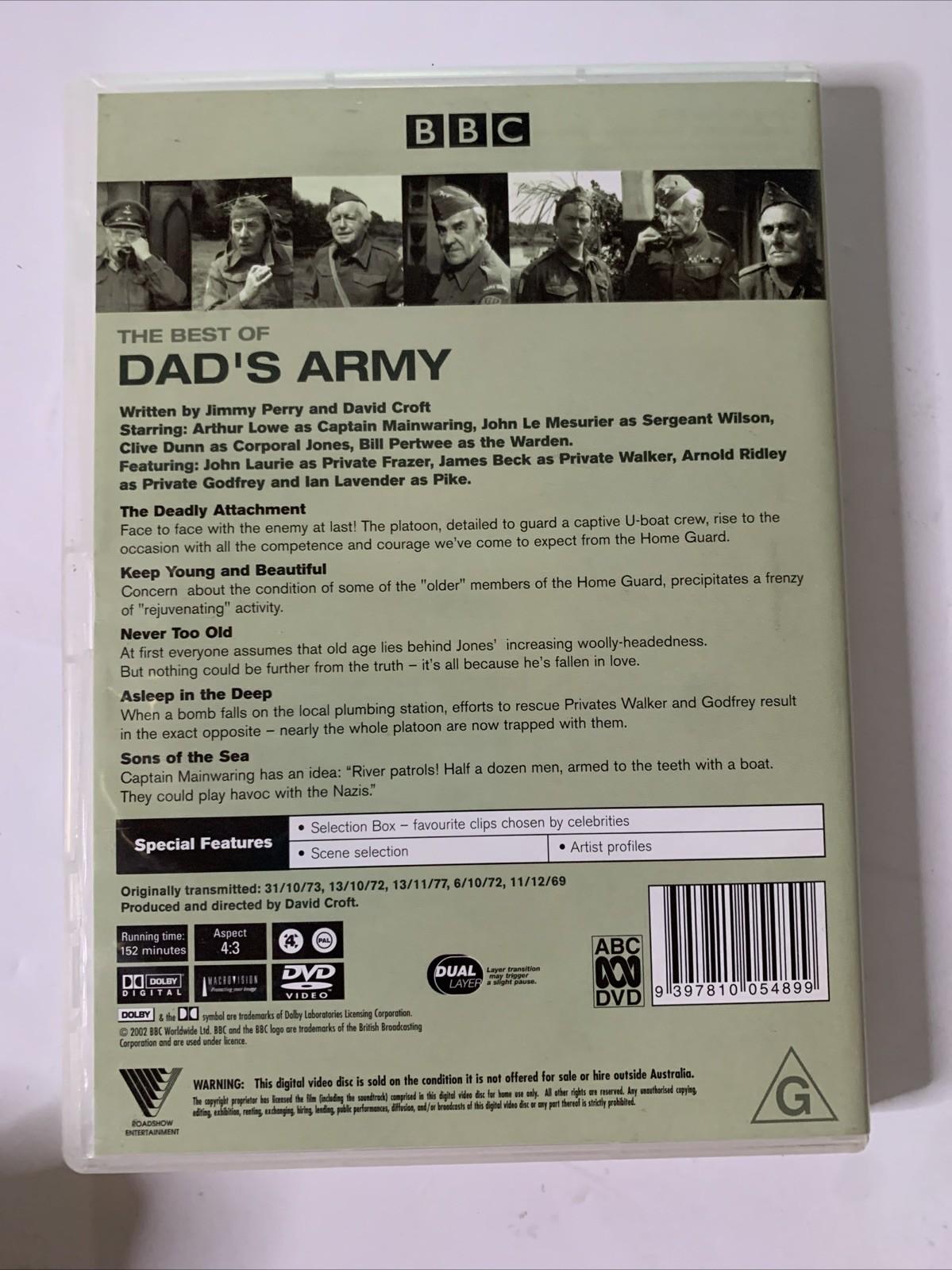 The Best Of Dad's Army : Vol 1 (DVD, 1969) Region 4