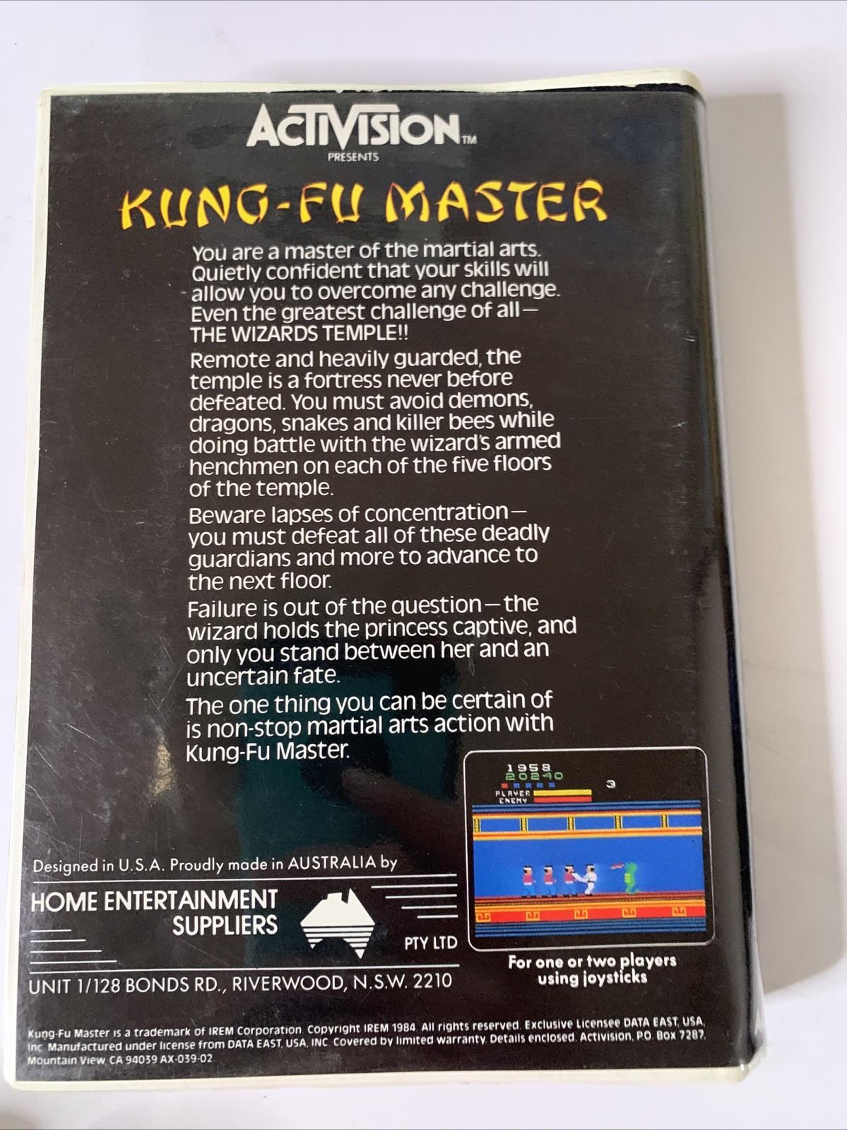 Kung Fu Master Atari 2600 PAL Game