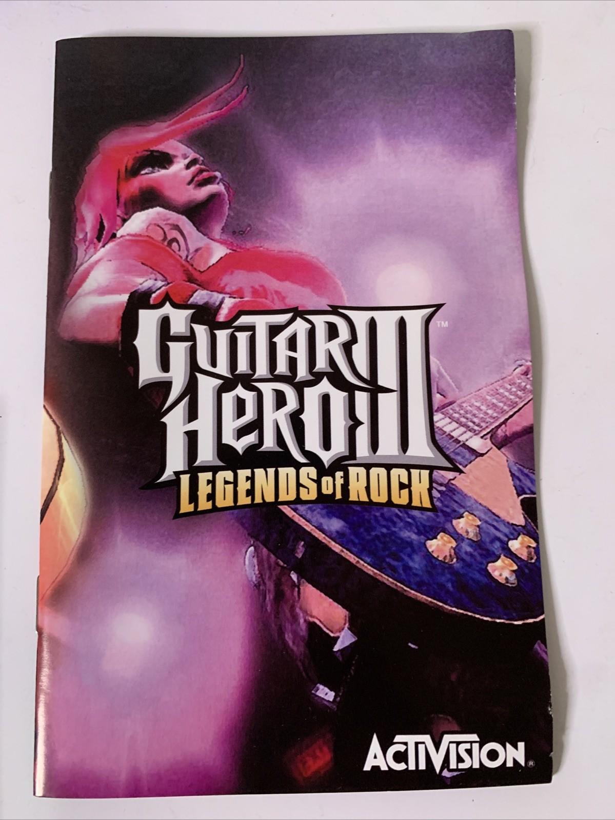 Guitar Hero III: Legends of Rock PS2 PlayStation 2 PAL Game Complete