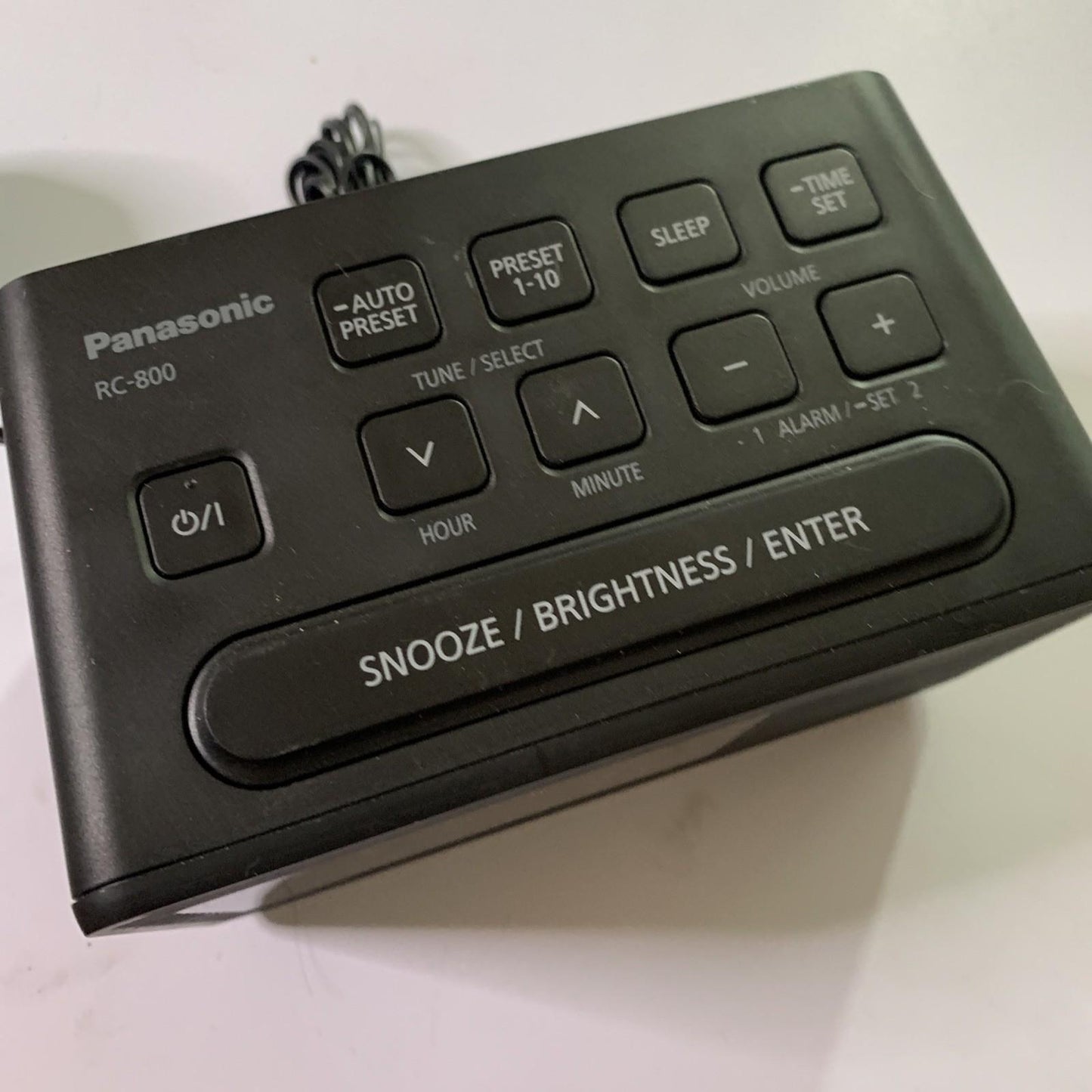 Panasonic RC-800 Alarm Clock AM/FM Radio Snooze