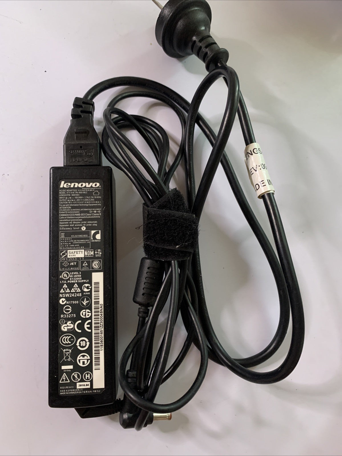 Genuine Lenovo PA-1650-56LC Power Supply 20V 3.25A Laptop Charger