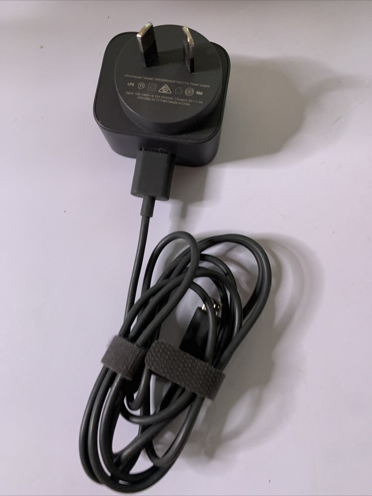 Genuine Google Chromecast Model S005BBS0500100 5V 1A Power Supply