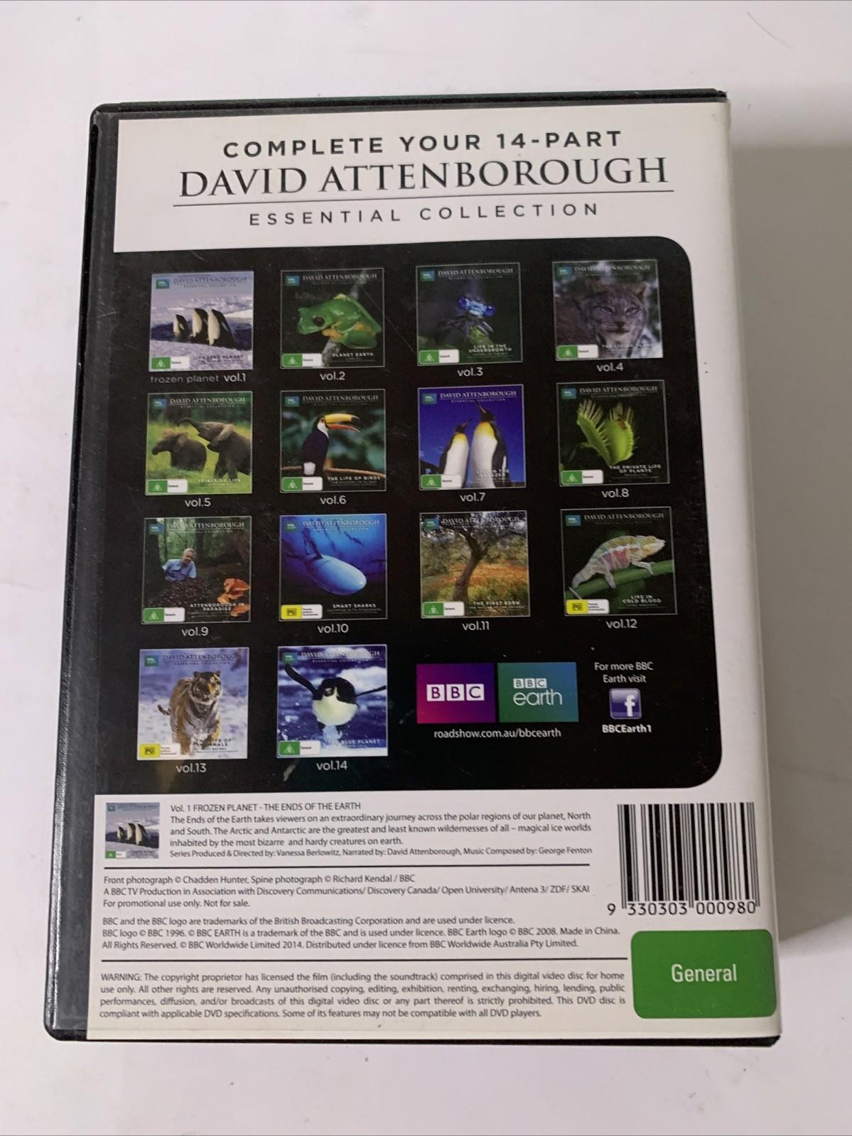 David Attenborough's BBC Earth Essential Collection (DVD, 14-Discs) Region 4