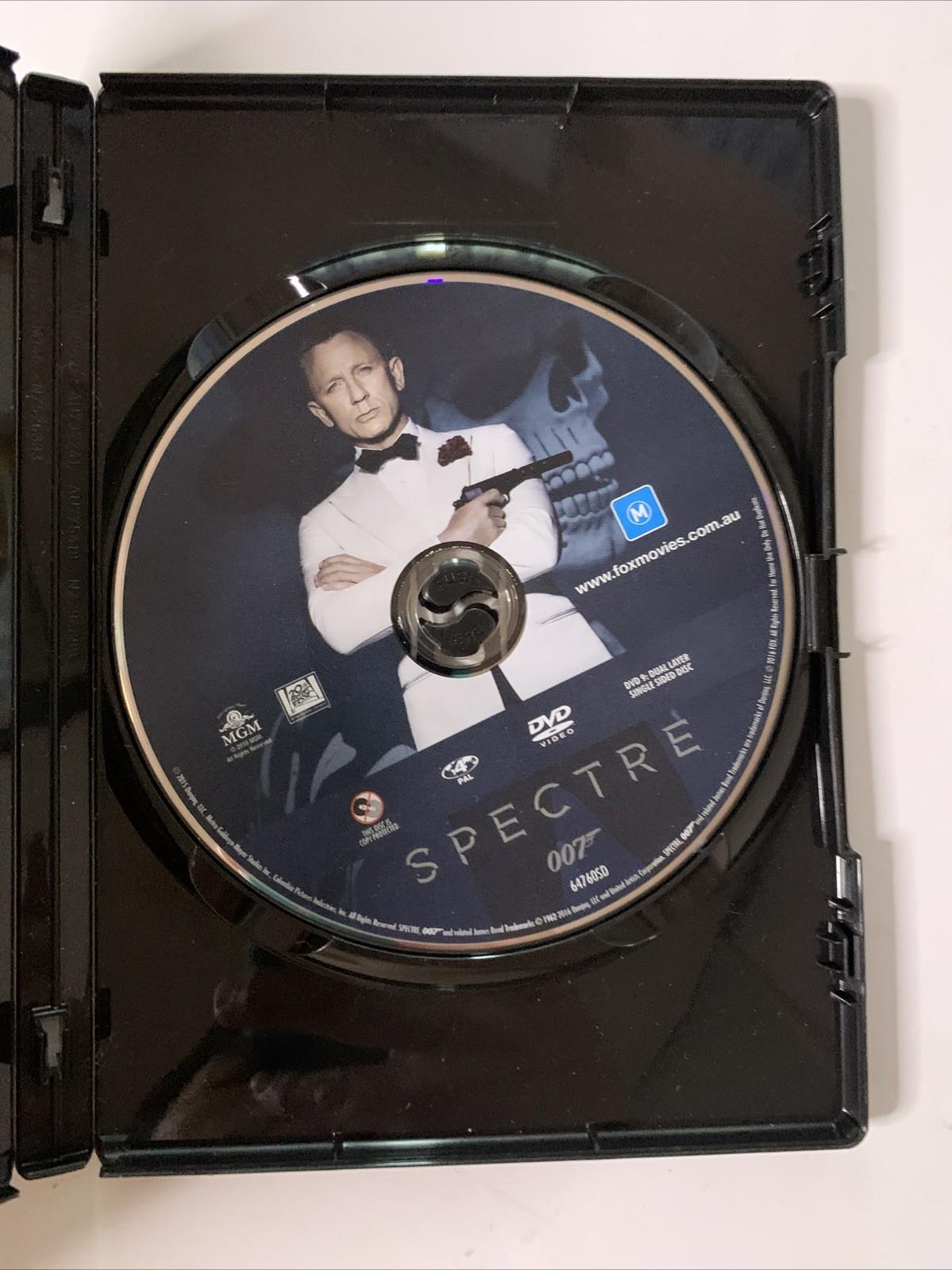 Spectre (DVD, 2015) Daniel Craig, Ralph Fiennes Region 4