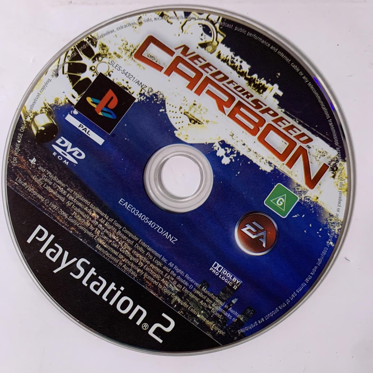 Need For Speed: Carbon PS2 Sony PlayStation 2 PAL Racing Game Complete