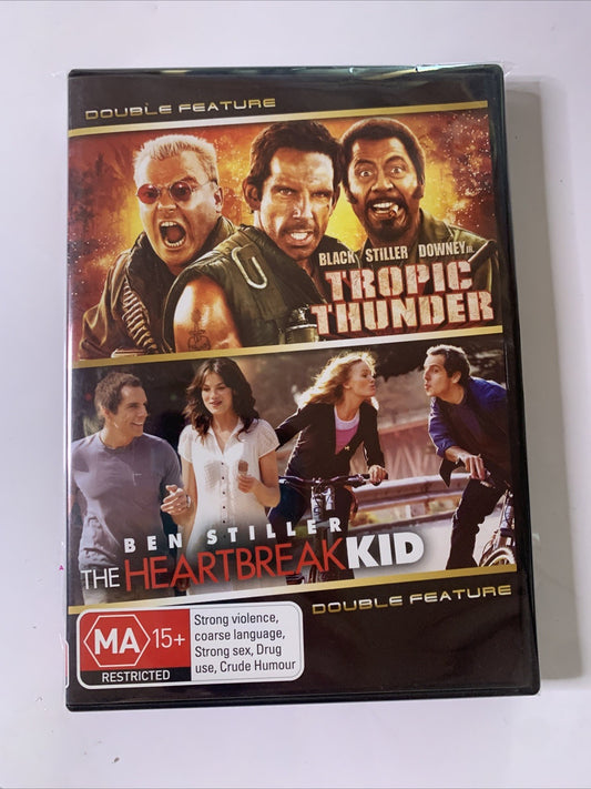 Tropic Thunder / The Heartbreak Kid (DVD, 2008) Ben Stiller Region 4 NEW