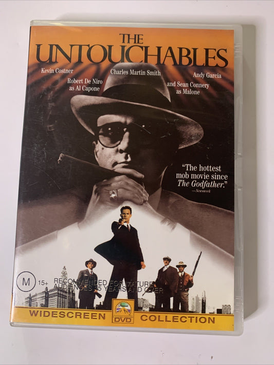 The Untouchables (DVD, 1987) Kevin Costner, Robert De Niro, Andy Garcia Region 4
