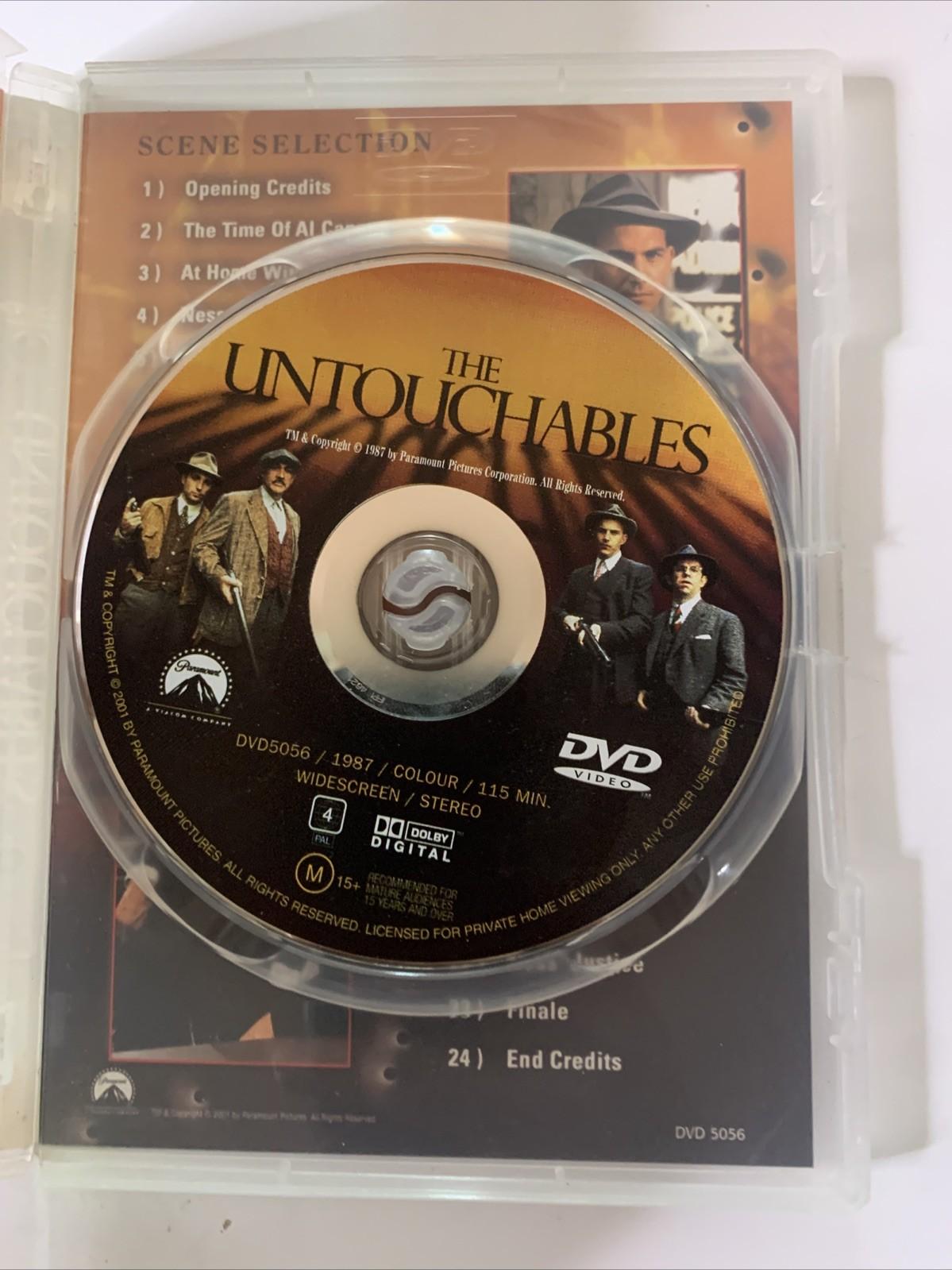 The Untouchables (DVD, 1987) Kevin Costner, Robert De Niro, Andy Garcia Region 4