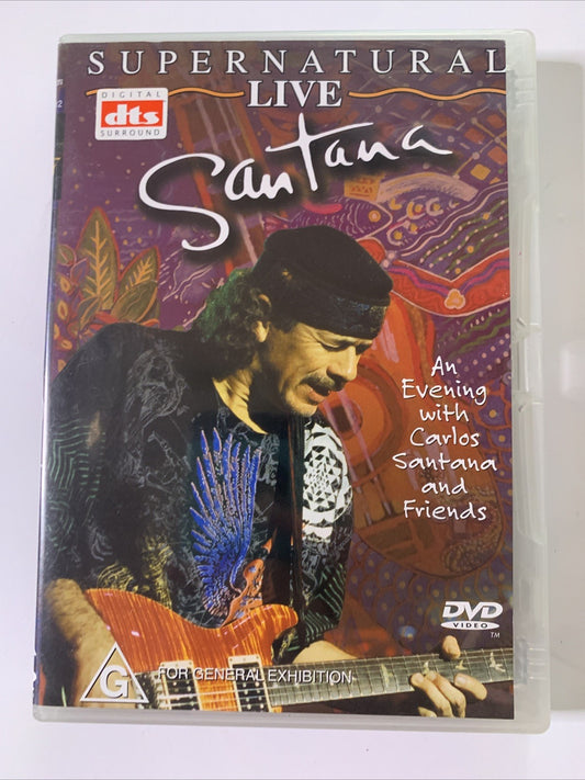 Santana – Supernatural Live (DVD, 2000) Region 4 &2