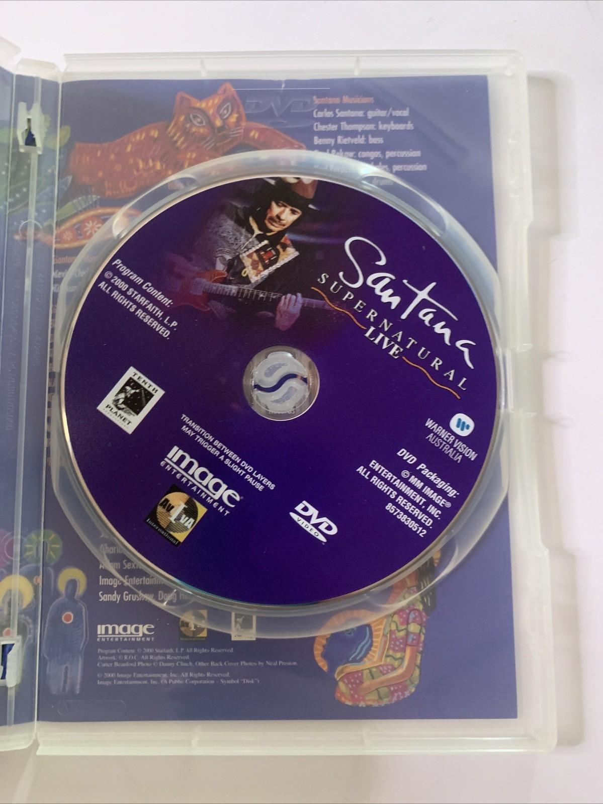 Santana – Supernatural Live (DVD, 2000) Region 4 &2