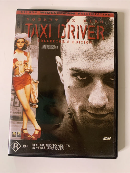 Taxi Driver (DVD, 1976) Robert De Niro, Jodie Foster, Martin Scorsese Region 4