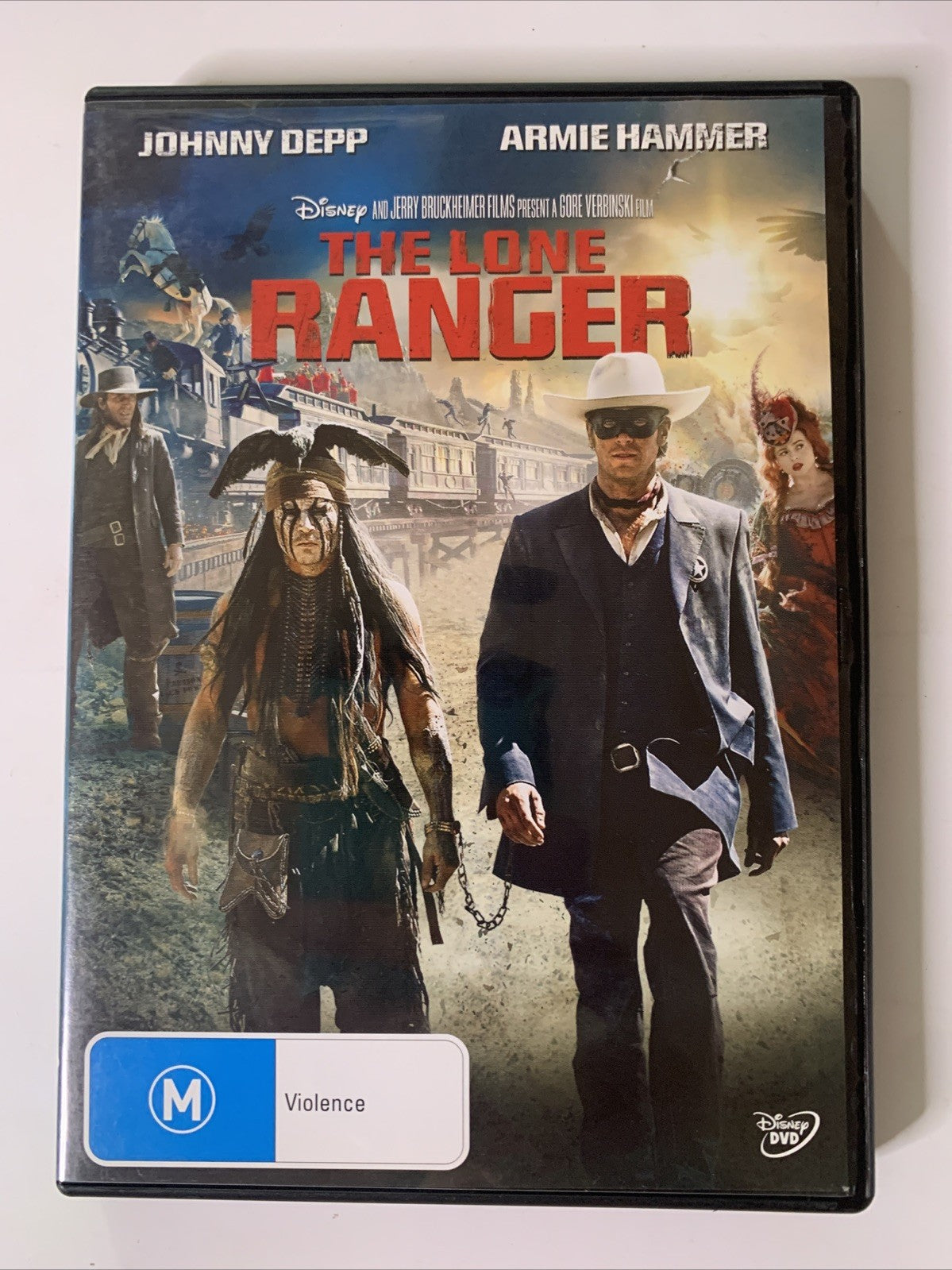 The Lone Ranger (DVD, 2013) Johnny Depp, Armie Hammer Region 4 – Retro Unit