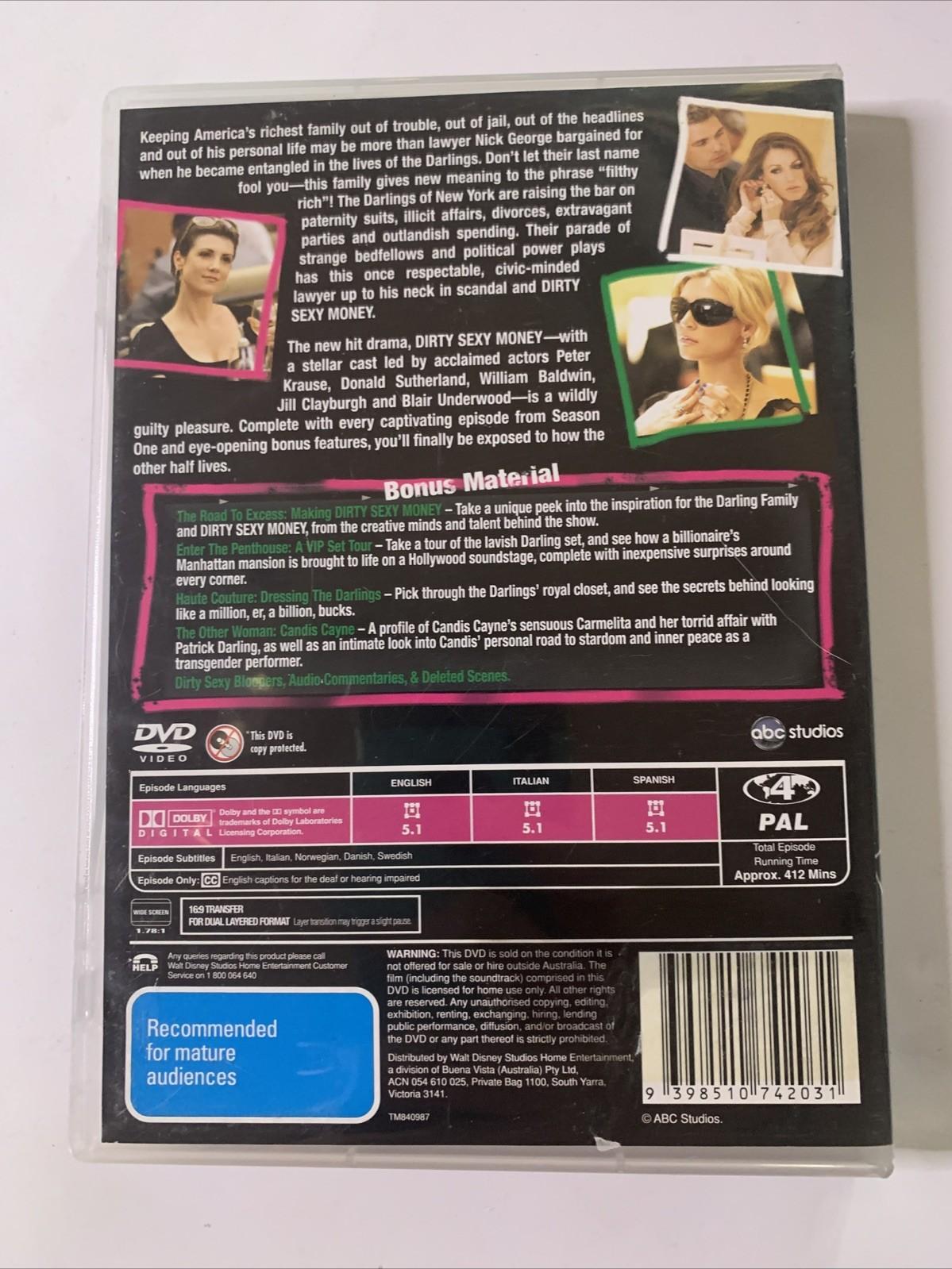 Dirty Sexy Money : Season 1 (DVD, 2007, 3-Disc Set) Region 4