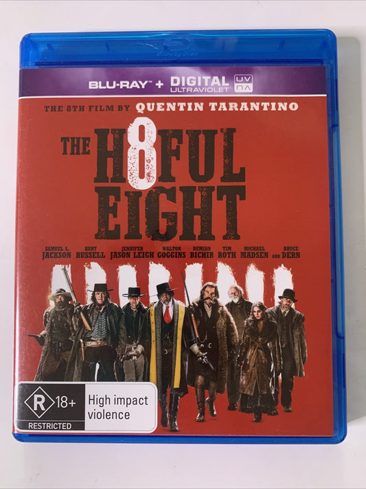The Hateful Eight (Blu-ray, 2015) Quentin Tarantino Film Region B