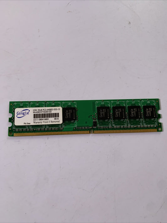 Gingle 1GB DDR2 Desktop RAM 1Rx8 PC2-6400U-555-12