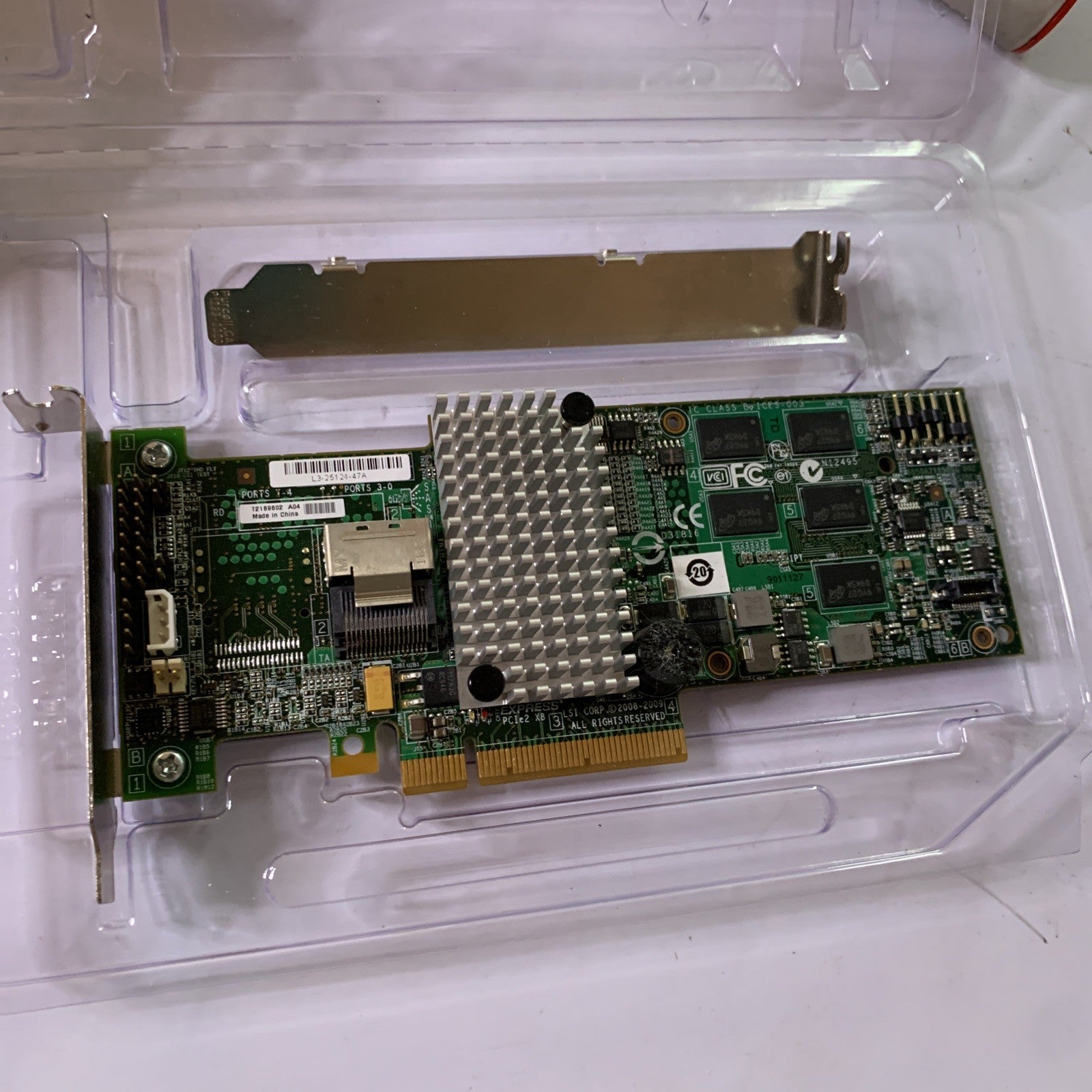 Intel RAID Controller RS2BL040 6Gb/s SAS/SATA RAID 4-Ports – Retro Unit