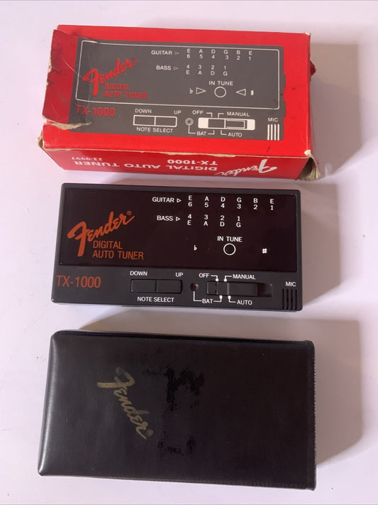 Fender Digital Auto Tuner TX-1000 *Doesn't Turn On For Parts Repair
