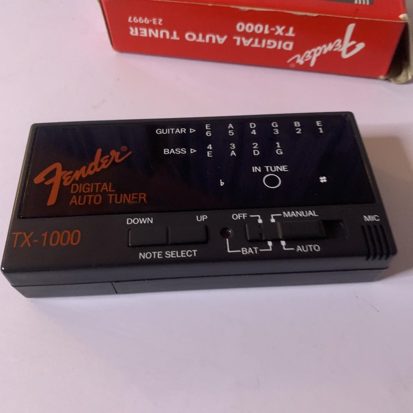 Fender Digital Auto Tuner TX-1000 *Doesn't Turn On For Parts Repair